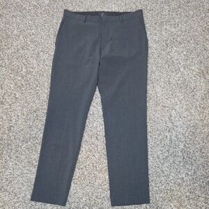 H&M Men's‎ Gray Flat Front Dress Pants Size 33x33